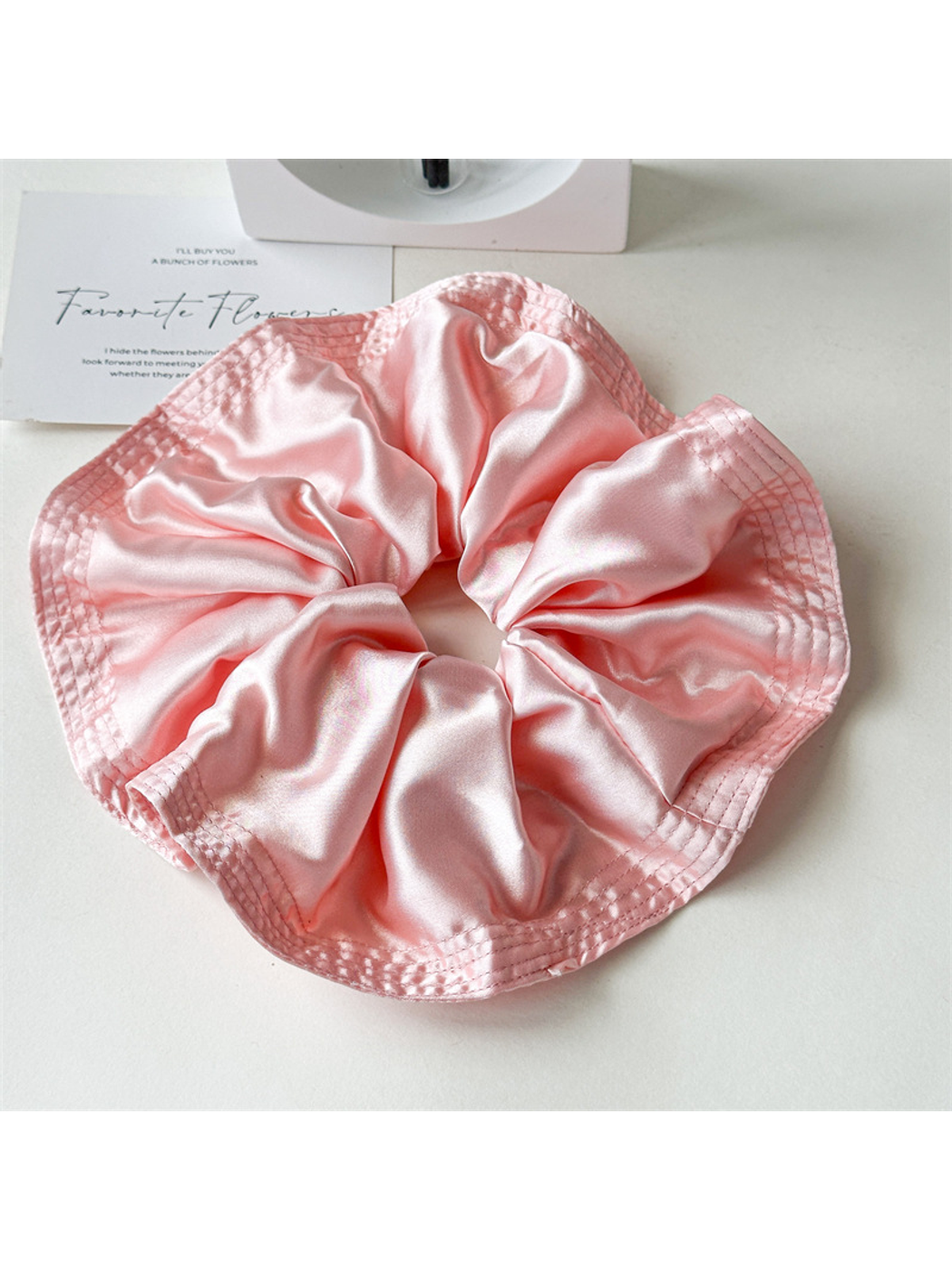 Gifty - Simple Solid Color Satin Style Scrunchie