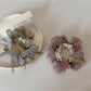 Gifty - Polyester Mesh Flower Ruffle Hair Tie