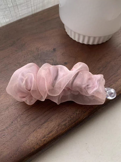Beau - Sheer Mesh Decorative Geometric Banana Clip