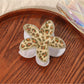 Beau - Adorable Leopard Print Flower Shaped Claw Clip