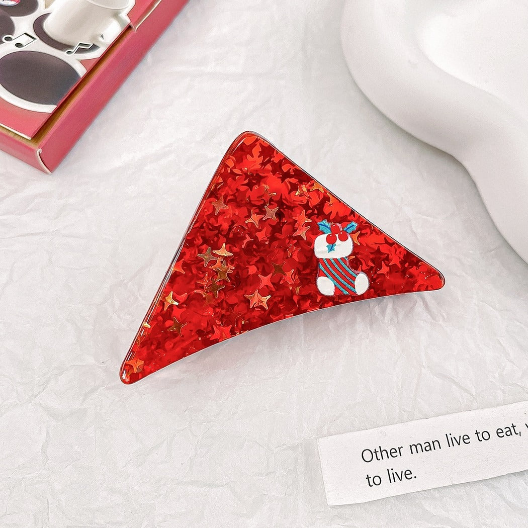 Beau - Cute Glitter Christmas Claw Clip