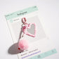 Keypus - Heart Shaped Macaron Keychain