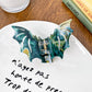 Beau - Halloween Bright Bat Wing Design Claw Clip