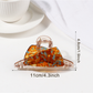 Beau - Asymmetrical Triangle Transparent Hair Clip
