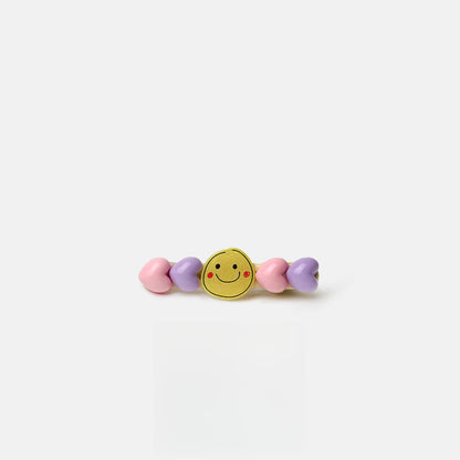 Beau - Cartoon Heart Bear Plastic Alloy Hair Clip