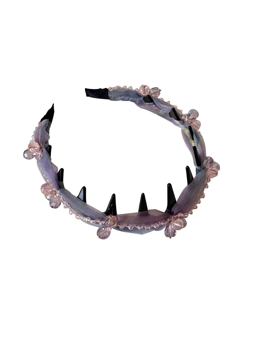 Gifty - Decorative Mesh With Beaded Detail Headband