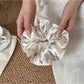 Gifty - Floral Print Satin Scrunchie