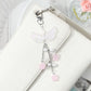 Keypus - Sweet Wing and Beaded Charm Keychain