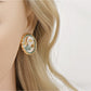 Earedge - Oil Painting-Inspired Floral Stud Earrings