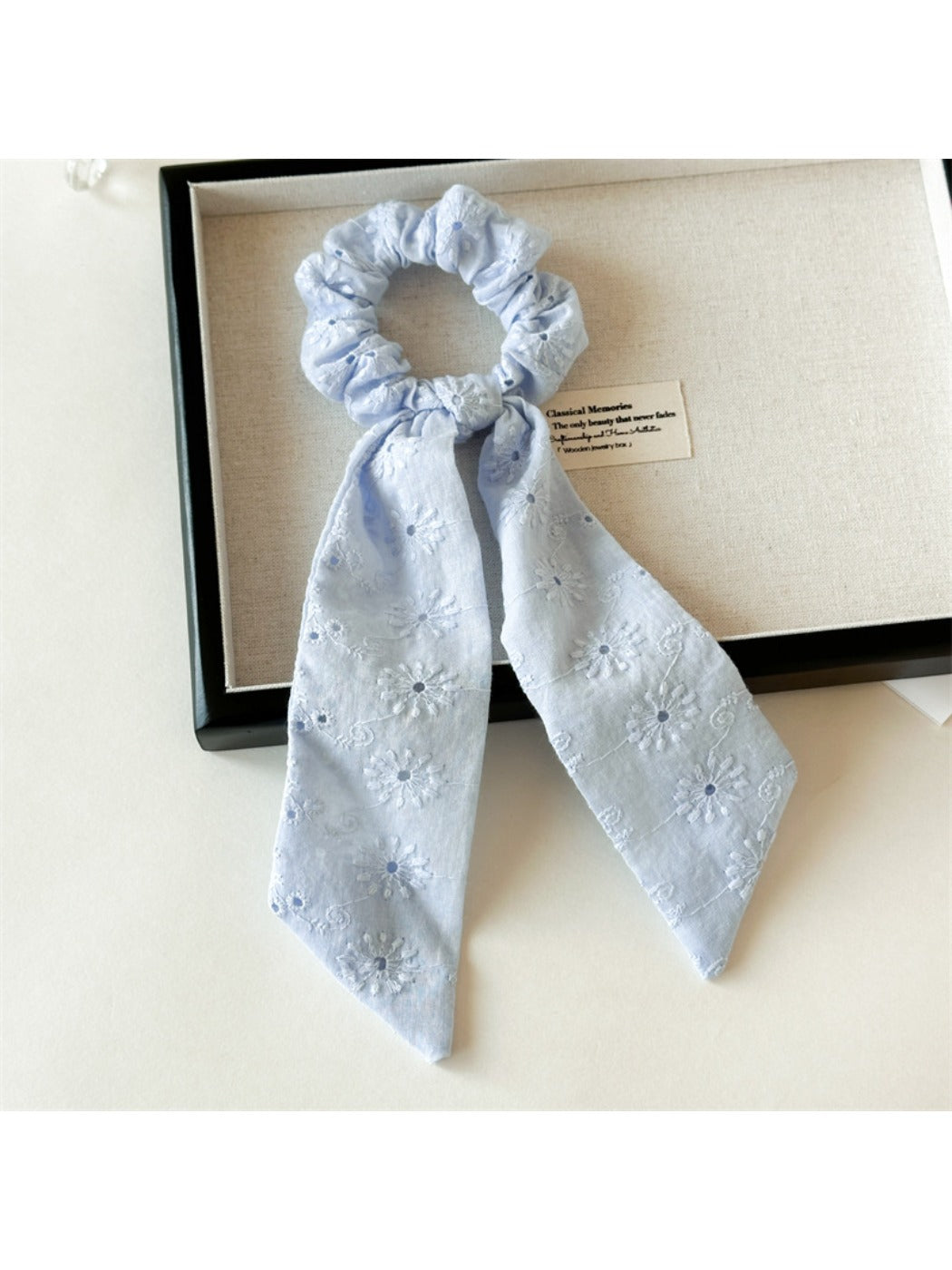 Gifty - Blue Bow Hair Ribbon