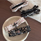 Beau - Floral Bow Detail Fabric Banana Clip
