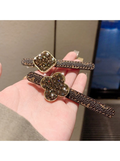 Beau - Vintage Coffee Straight Hair Clip