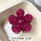 Beau - Marbled Flower Accent Large Plastic Claw Clip