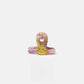 Beau - Cartoon Smiley Yarn Wrapped Polyester Claw Clip