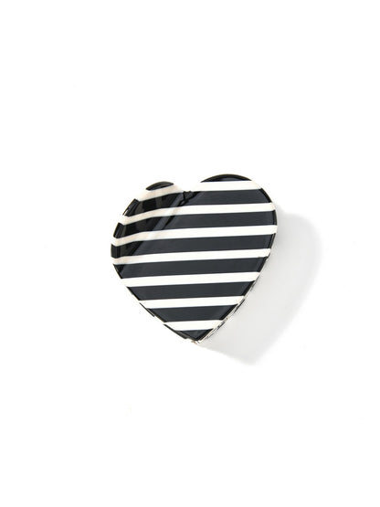 Beau - Polka Dot Heart Acetate Fiber Claw Clip