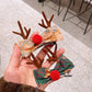 Beau - Bright Christmas Velvet Bow Hair Clip