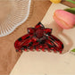 Beau - Elegant Flower Shaped Long Strip Claw Clip