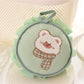 Papo - Cartoon Bear Bath Pouf Soft Foamy Scrubber