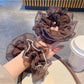 Gifty - Vintage Lace Trim Hair Scrunchie