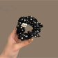 Gifty - Polka Dot Ruffled Polyester Scrunchie