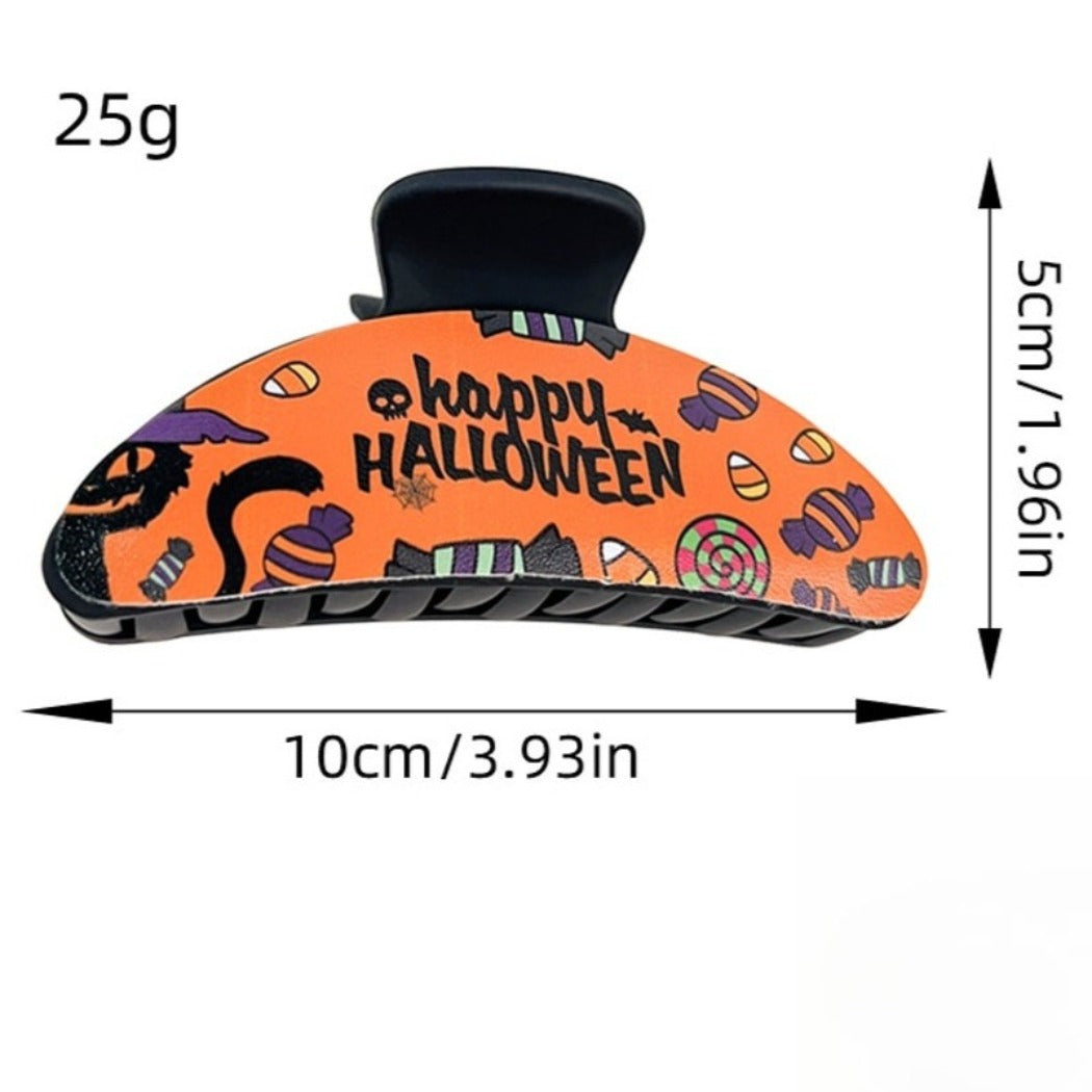 Beau - Novelty Halloween Pattern Claw Clip