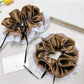 Gifty - Retro Pretty Brown Scrunchie