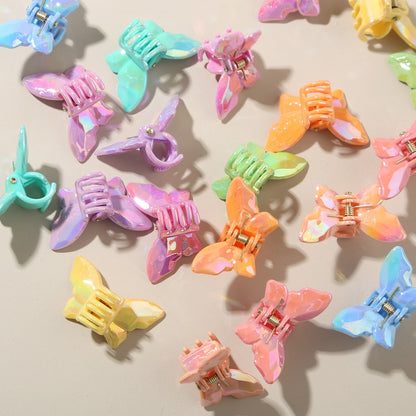 Beau - Glossy Butterfly Shape PS Alloy Claw Clip