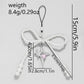 Keypus - Sweet Decorative Bow Beaded Keychain