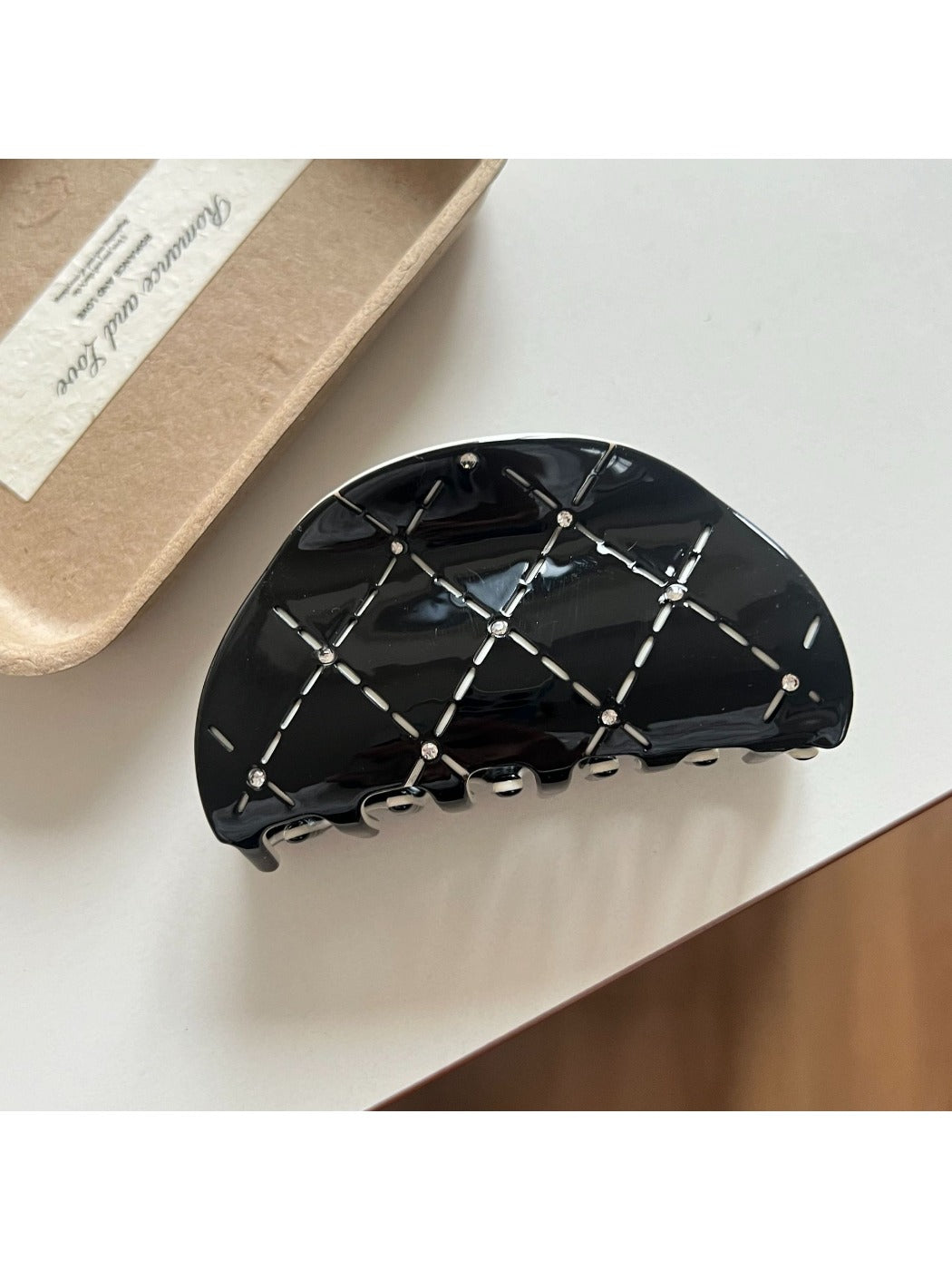 Beau - Elegant Versatile Plaid Barrette
