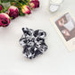 Gifty - Ink Wash Print Ruched Scrunchie