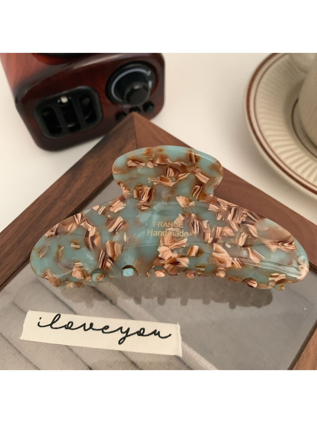 Beau - Lazy Small Floral Pattern Hair Clip