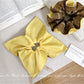 Gifty - Yellow Coffee Striped Hair Ring