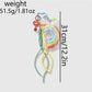 Keypus - Sweet Style Rainbow Bow Pendant Bag Charm Keychain