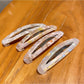 Beau - Elegant Oval Hollowed Out Hair Clip