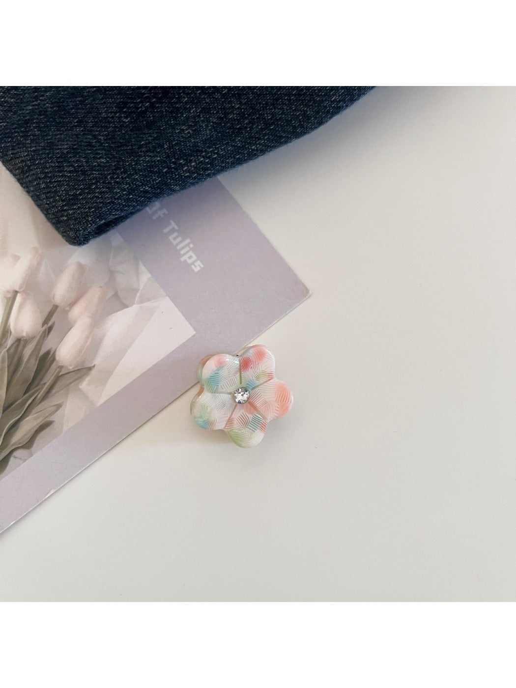 Beau - Mini Flower Shaped Hair Claw Clip