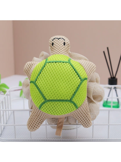 Papo - Cartoon Turtle Bath Puff Large Soft Foaming