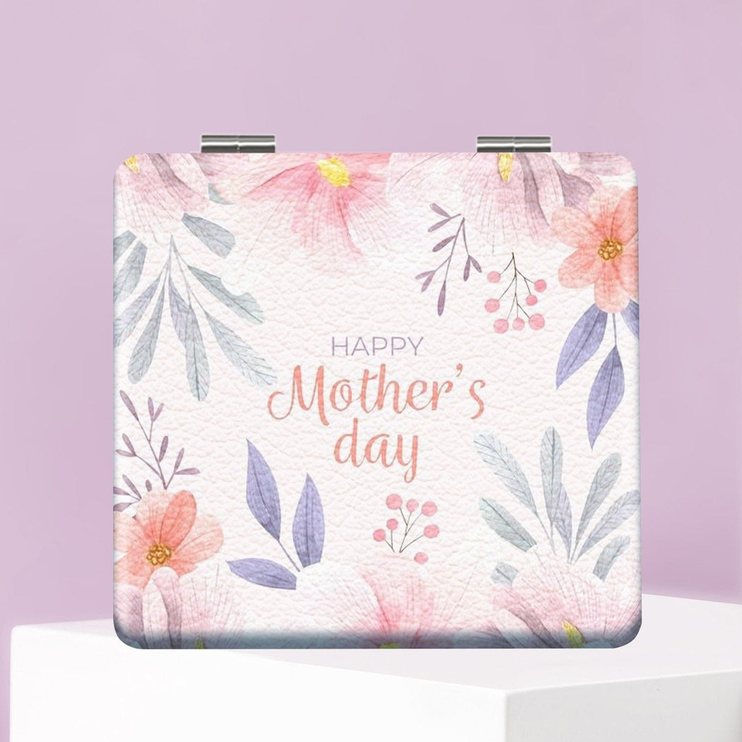 Mirroray - Mother's Day Print Portable Compact Mirror