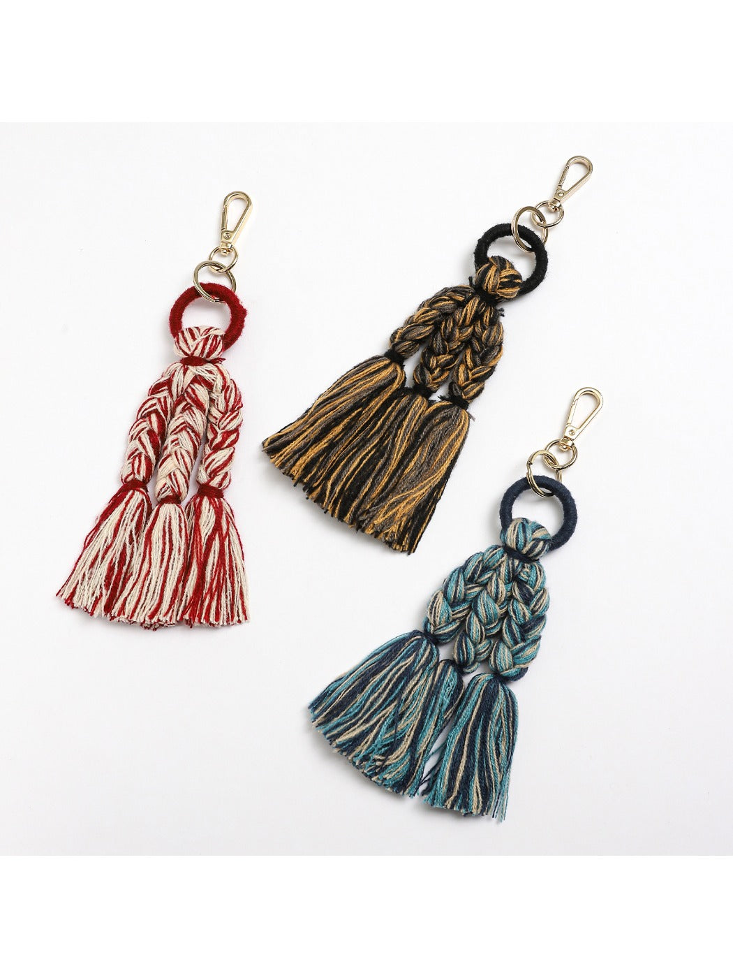Keypus - Color Block Tassel Bag Charm