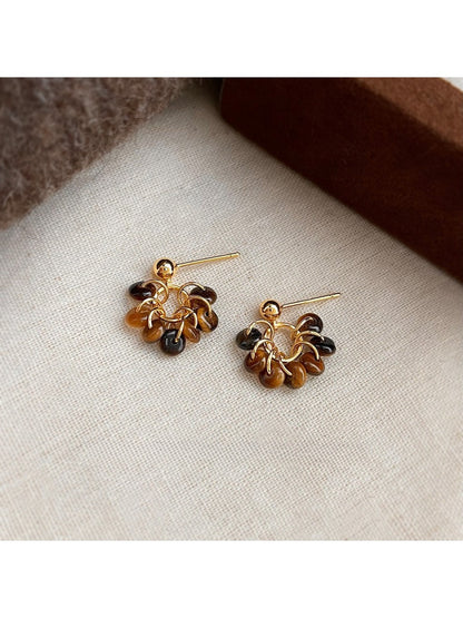 Earedge - Autumnal Maillard Drop Earrings