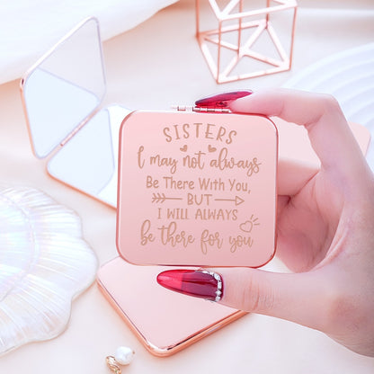 Mirroray - Double-Sided Square Folding Makeup Mirror