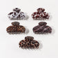 Beau - Leopard Print Half Moon Claw Clip