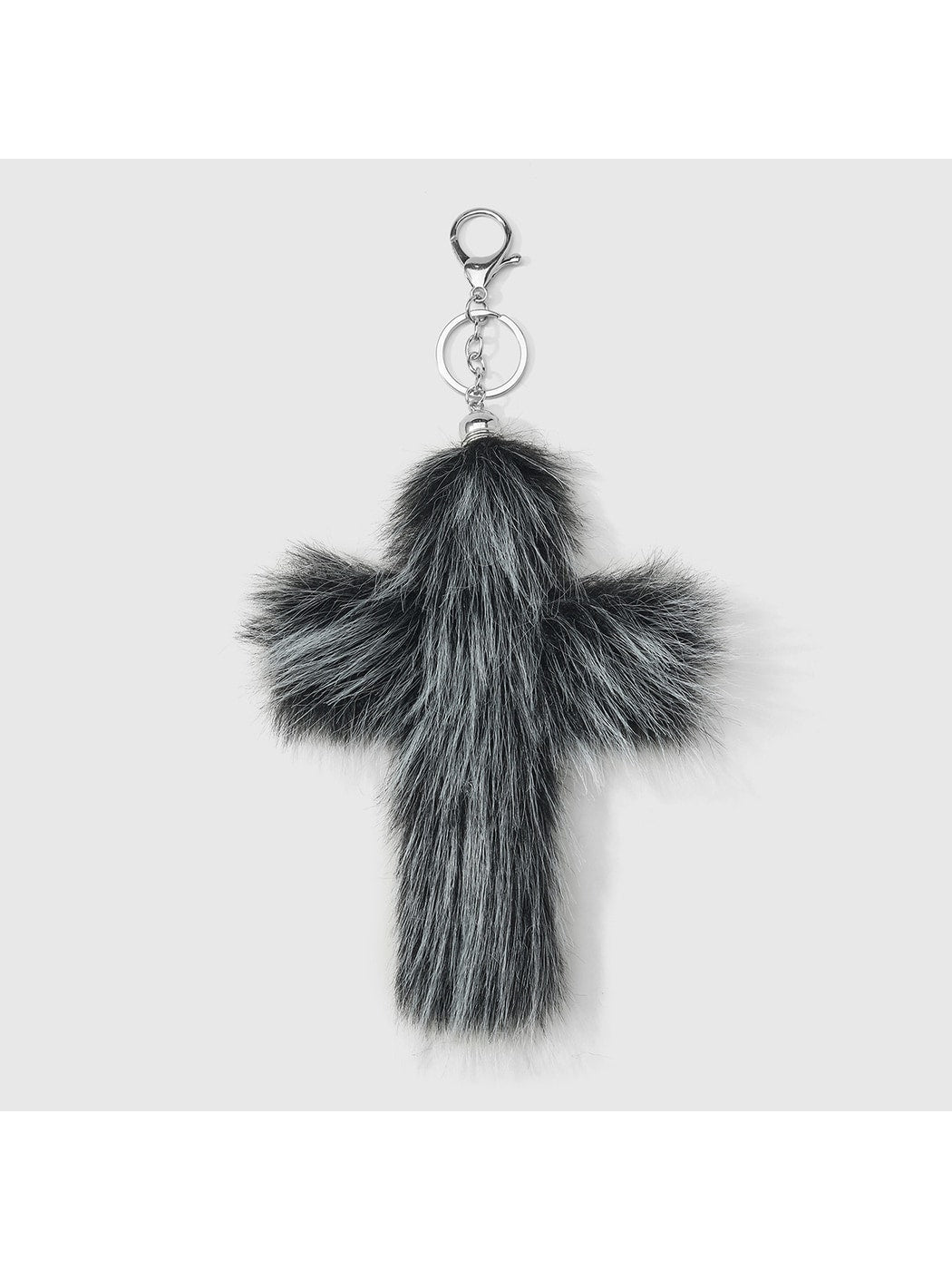 Keypus - Y2K Plush Cross Shape Bag Charm Keychain