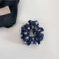Gifty - Retro Blue Fashion Scrunchie