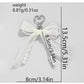 Keypus - Cute Y2K Lace Bow Bag Charm Keychain