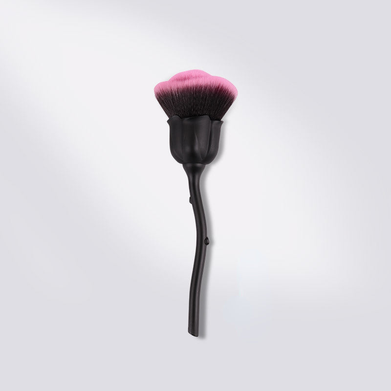 Smoosh -  Rose Flower Makeup Brush, Large Powder Brush