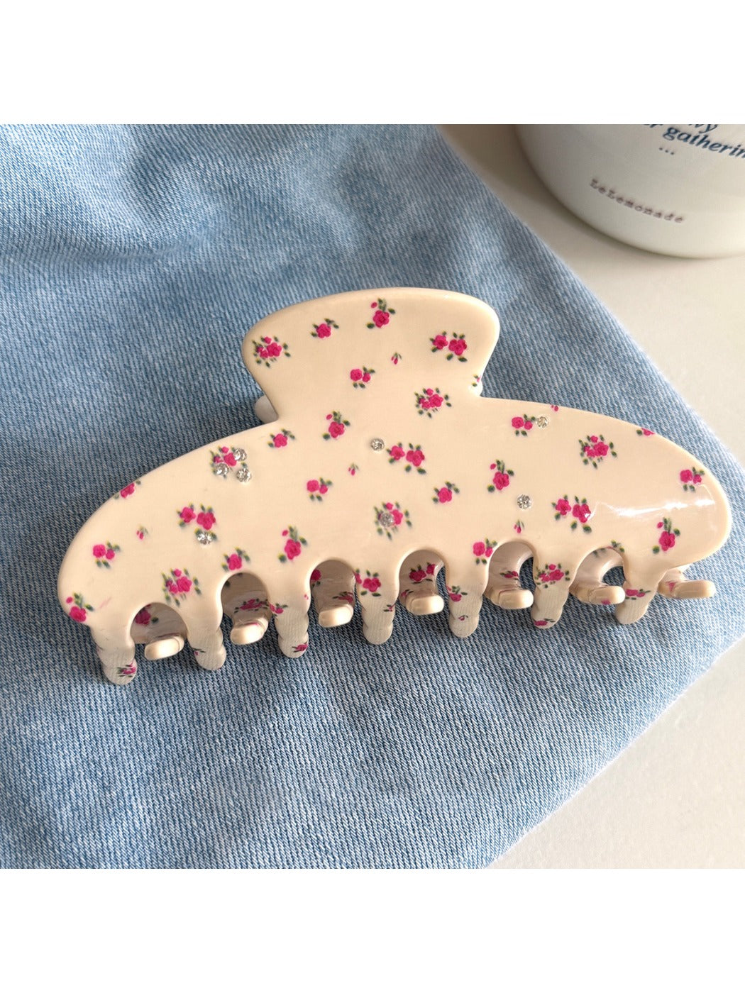 Beau - Delicate Floral Hair Claw Clip