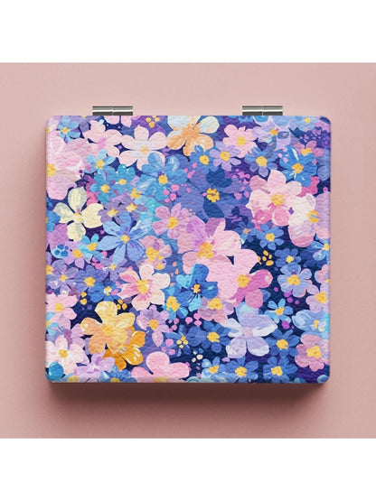 Mirroray - Elegant Floral Pattern Makeup Mirror