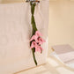 Keypus - Faux Leather Osmanthus Flower Bag Charm