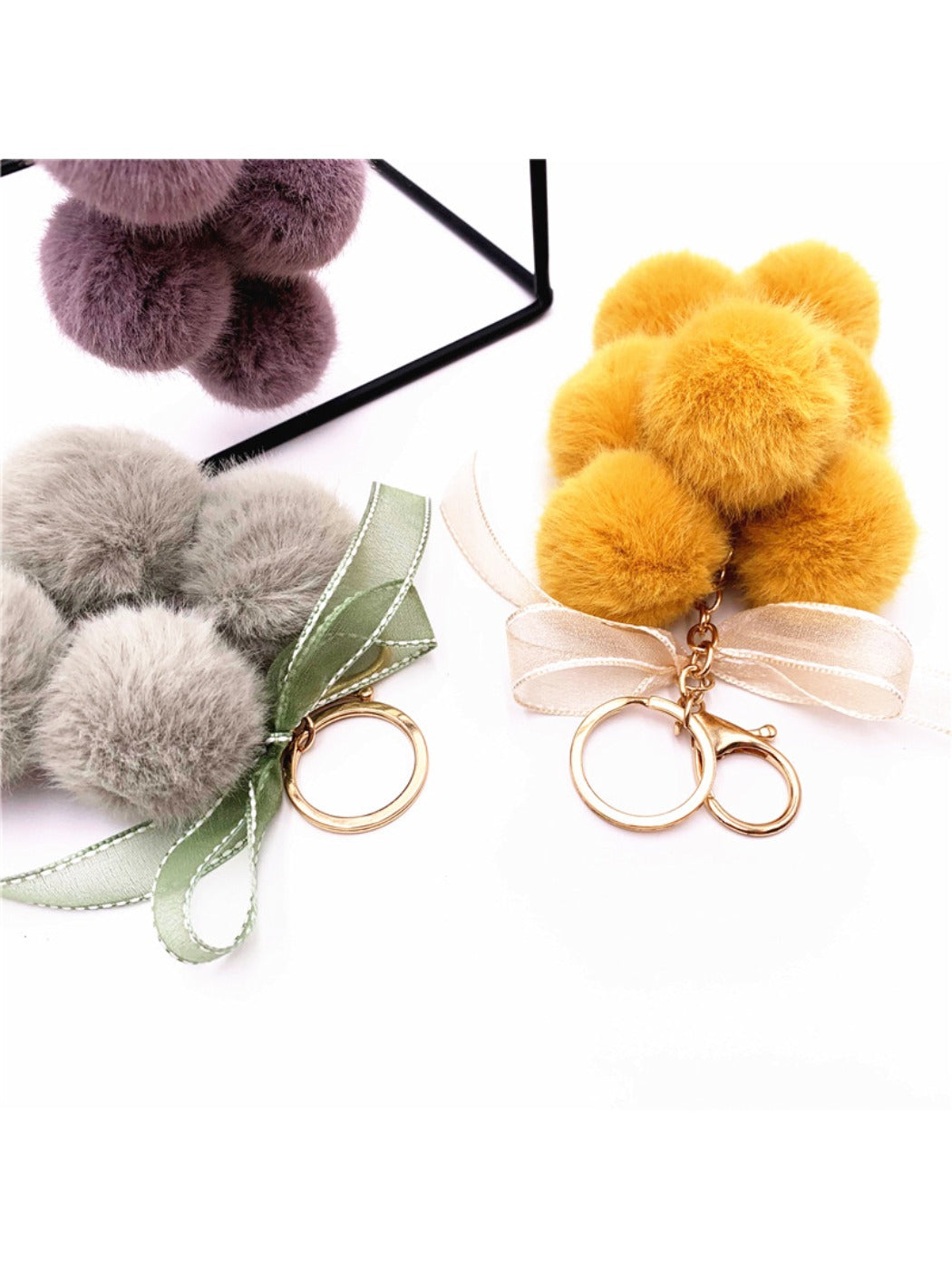 Keypus - Grape Shaped Plush Keychain Bag Charm
