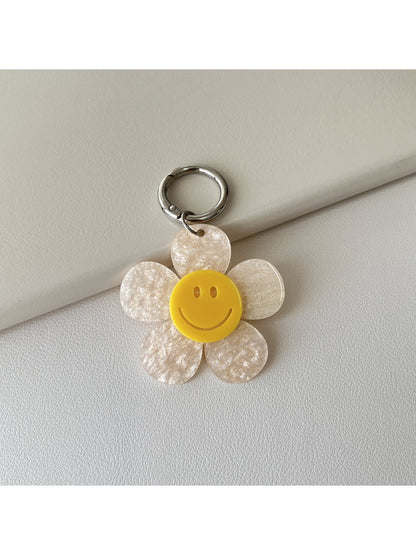 Keypus - Smiley Flower Keychain Charm